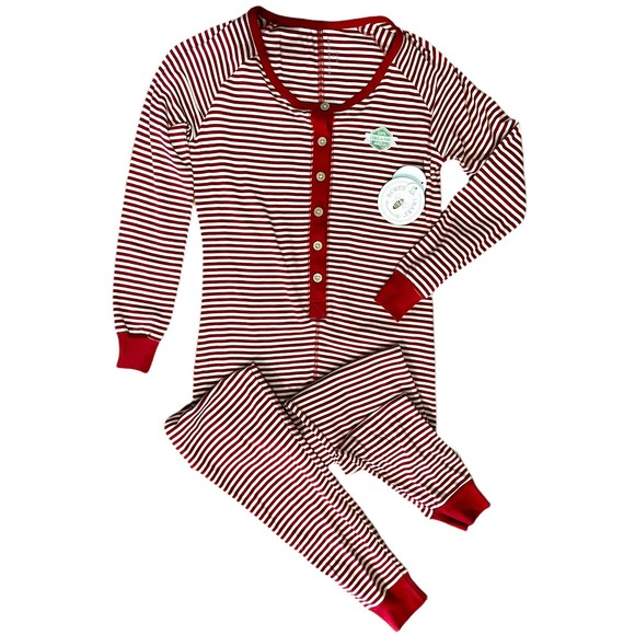 Burt's Bees Baby Other - NWT Burt's Bees Woman's Holiday Jammies Candy Cane Stripe Adult XS